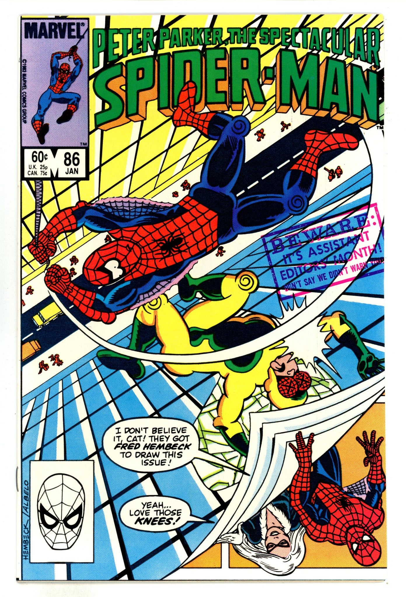 The Spectacular Spider-Man Vol 1 86 NM- (9.2) (1984) 