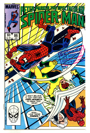 The Spectacular Spider-Man Vol 1 86 NM- (9.2) (1984)