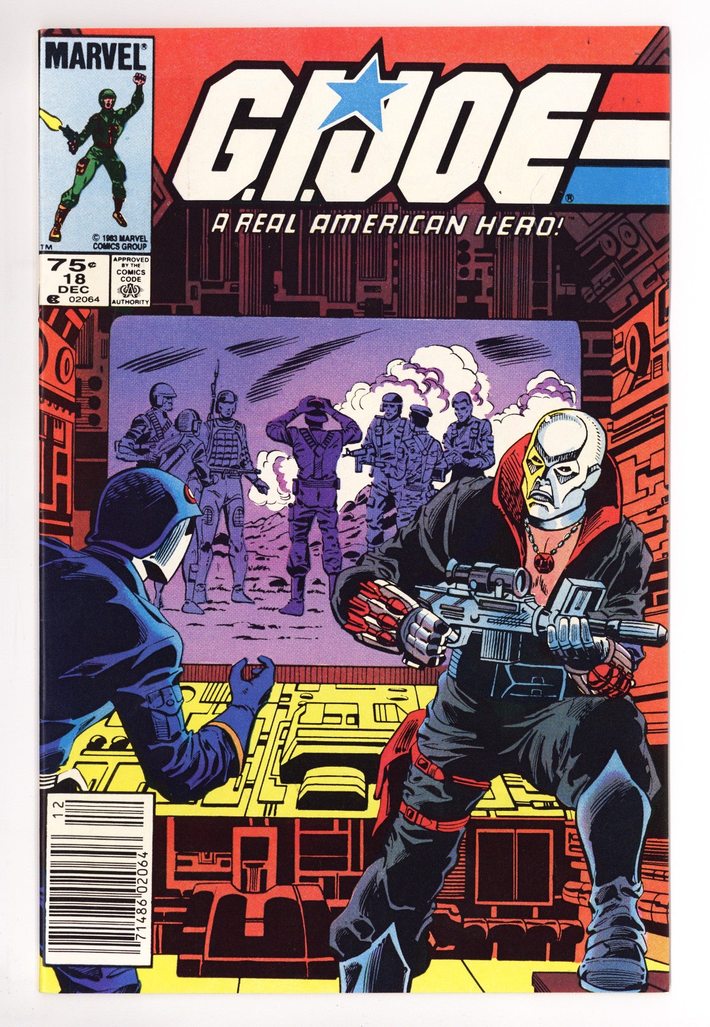 G.I. Joe, A Real American Hero 18 NM- (9.2) (1983) Canadian Price Variant 