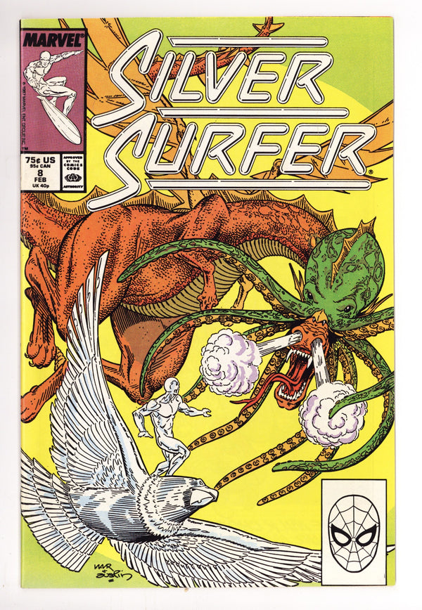 Silver Surfer Vol 3 8 Mid Grade (1988)
