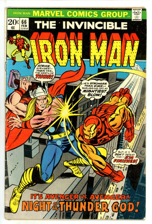 Iron Man Vol 1 66 VG (4.0) (1974) 