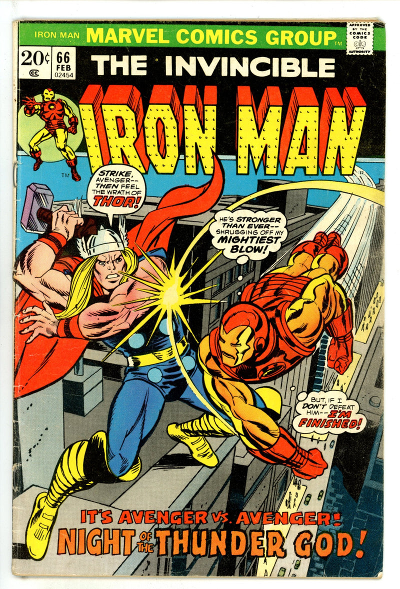 Iron Man Vol 1 66 VG (4.0) (1974) 