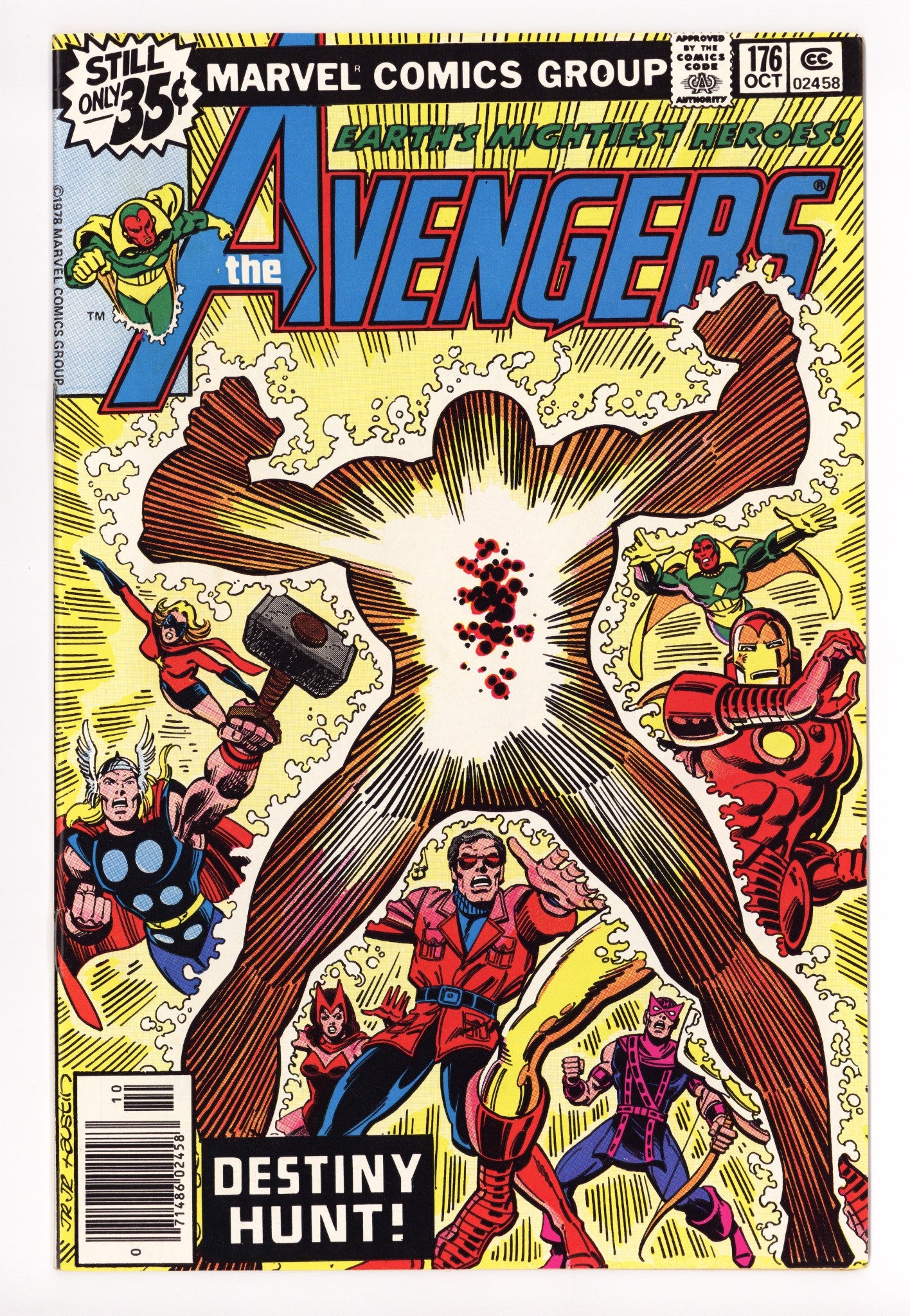 The Avengers Vol 1 176 Mid Grade (1978) 