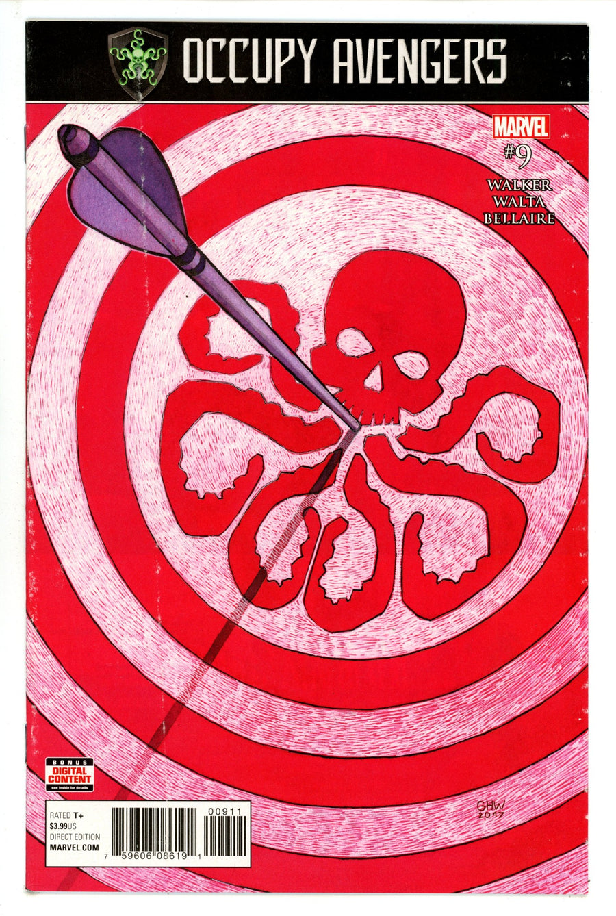Occupy Avengers Vol 1 9 High Grade (2017) 