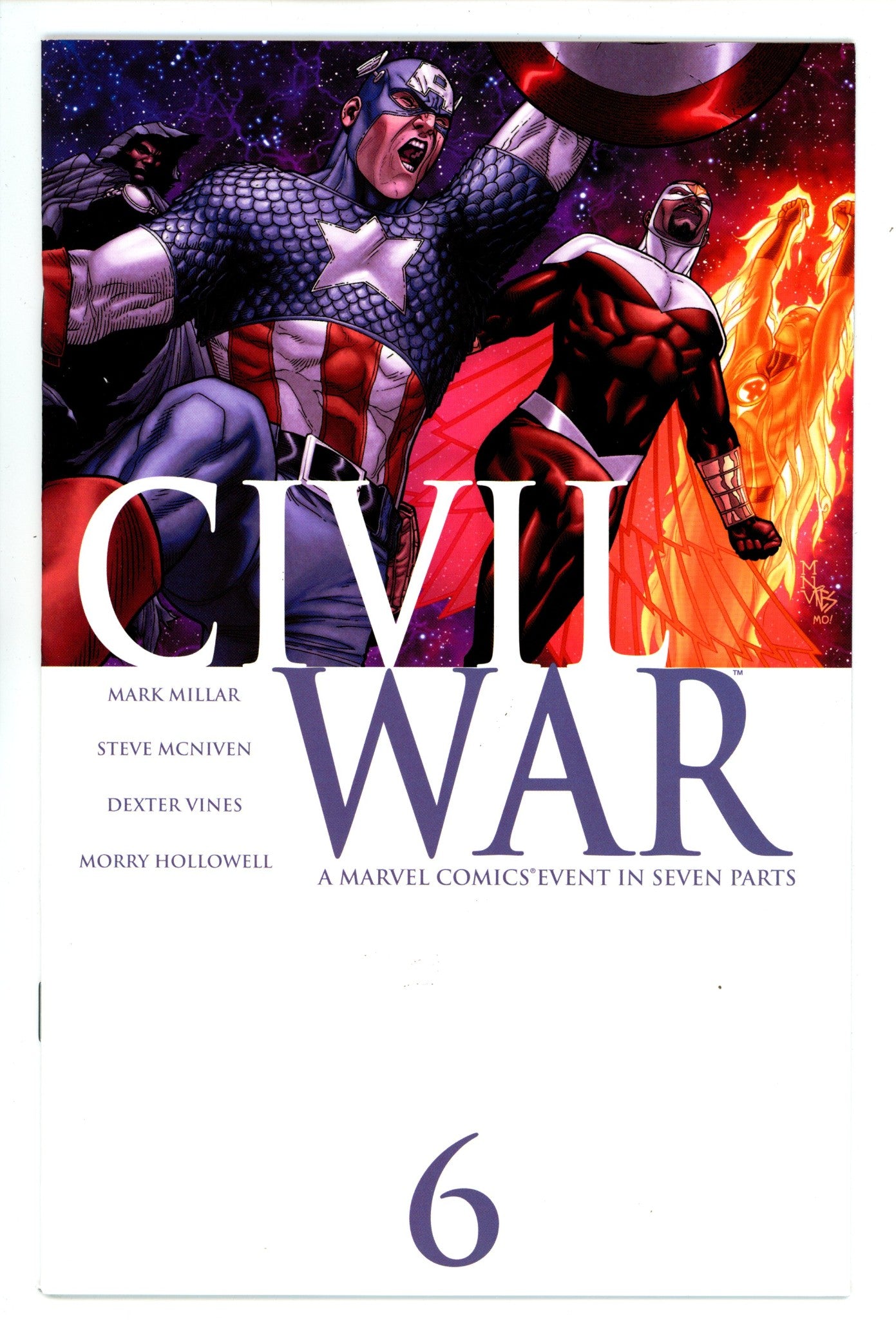 Civil War Vol 1 6 High Grade (2006) 