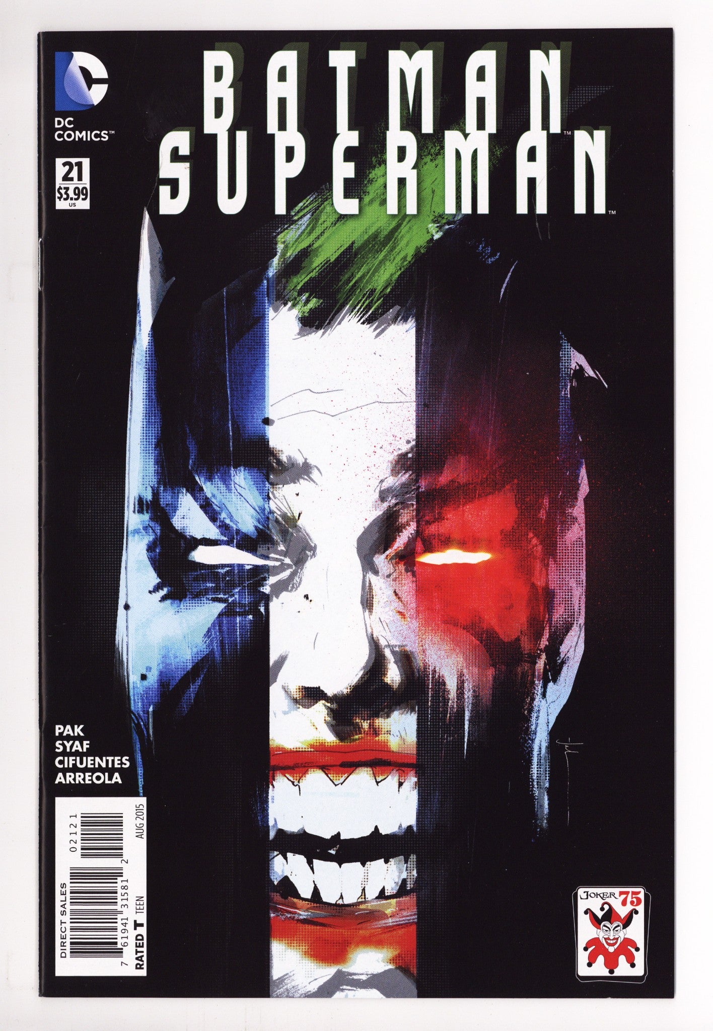 Batman / Superman Vol 1 21 High Grade (2015) Jock Variant 