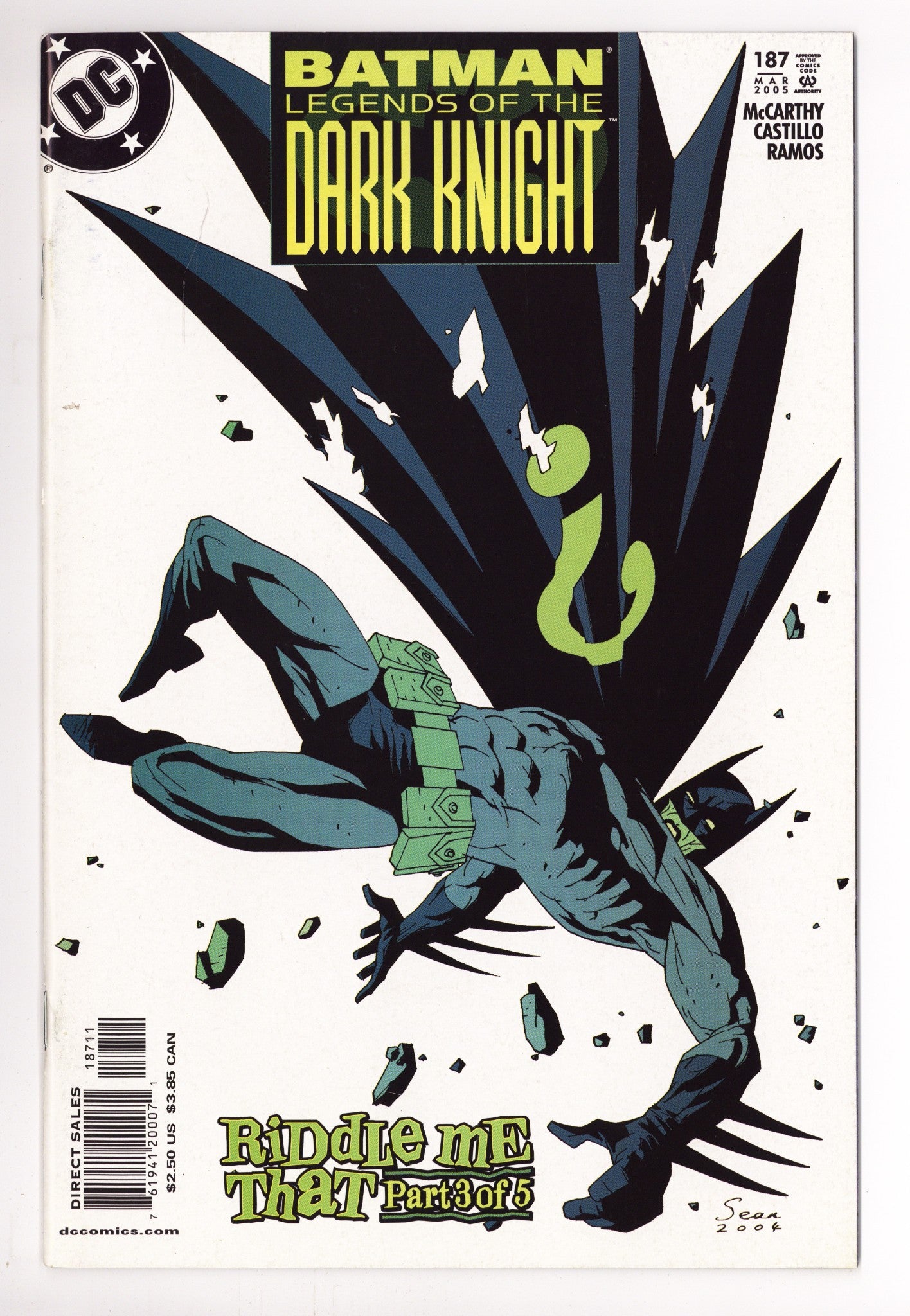 Batman: Legends of the Dark Knight 187 High Grade (2005) 