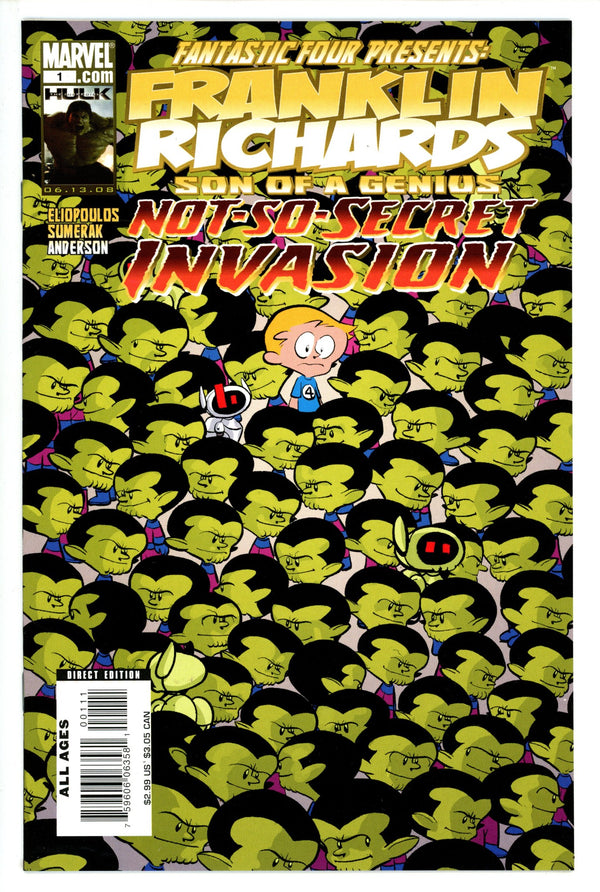 Franklin Richards: Not-So-Secret Invasion 1 High Grade (2008)