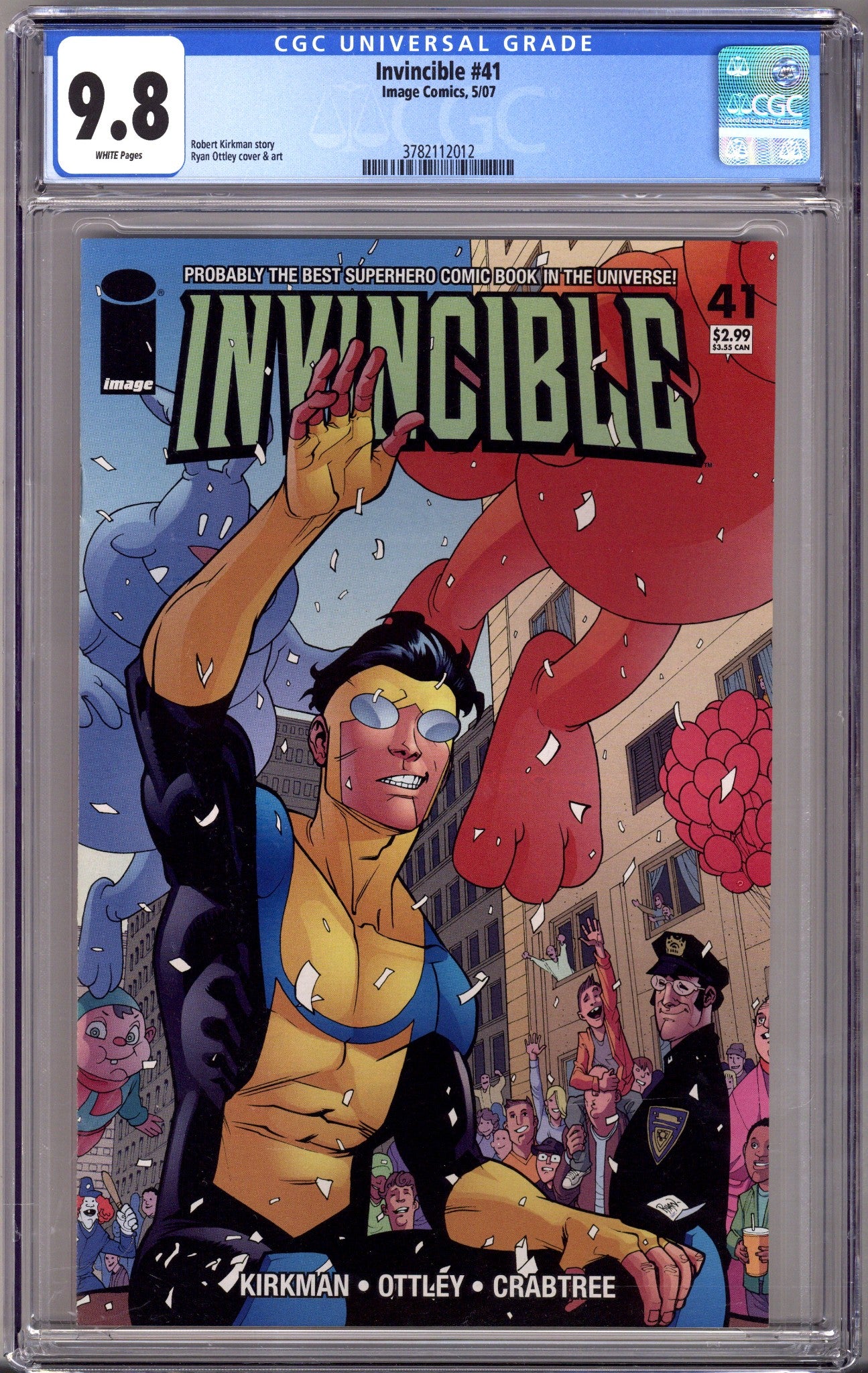 Invincible   41 CGC 9.8 (NM/M)   (2007)        