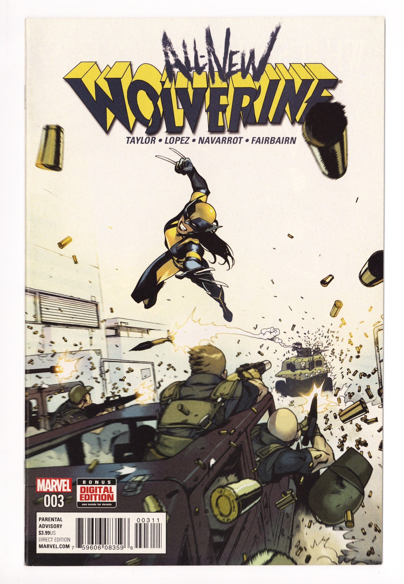 All-New Wolverine 3 High Grade (2016) 