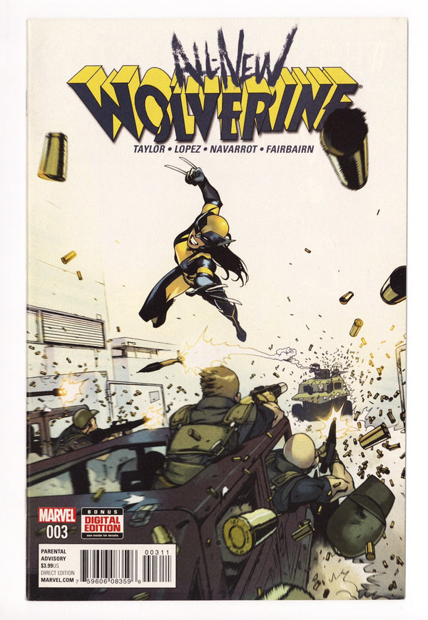 All-New Wolverine 3 High Grade (2016)