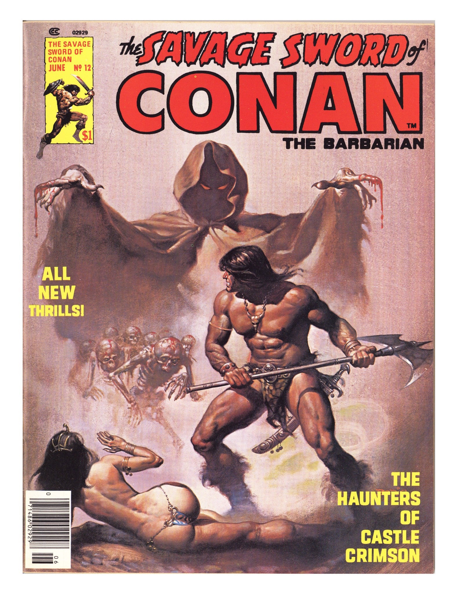 The Savage Sword of Conan Vol 1 12 FN+ (6.5) (1976) 