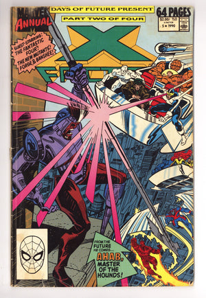 X-Factor Annual Vol 1 5  Low Grade   (1990)