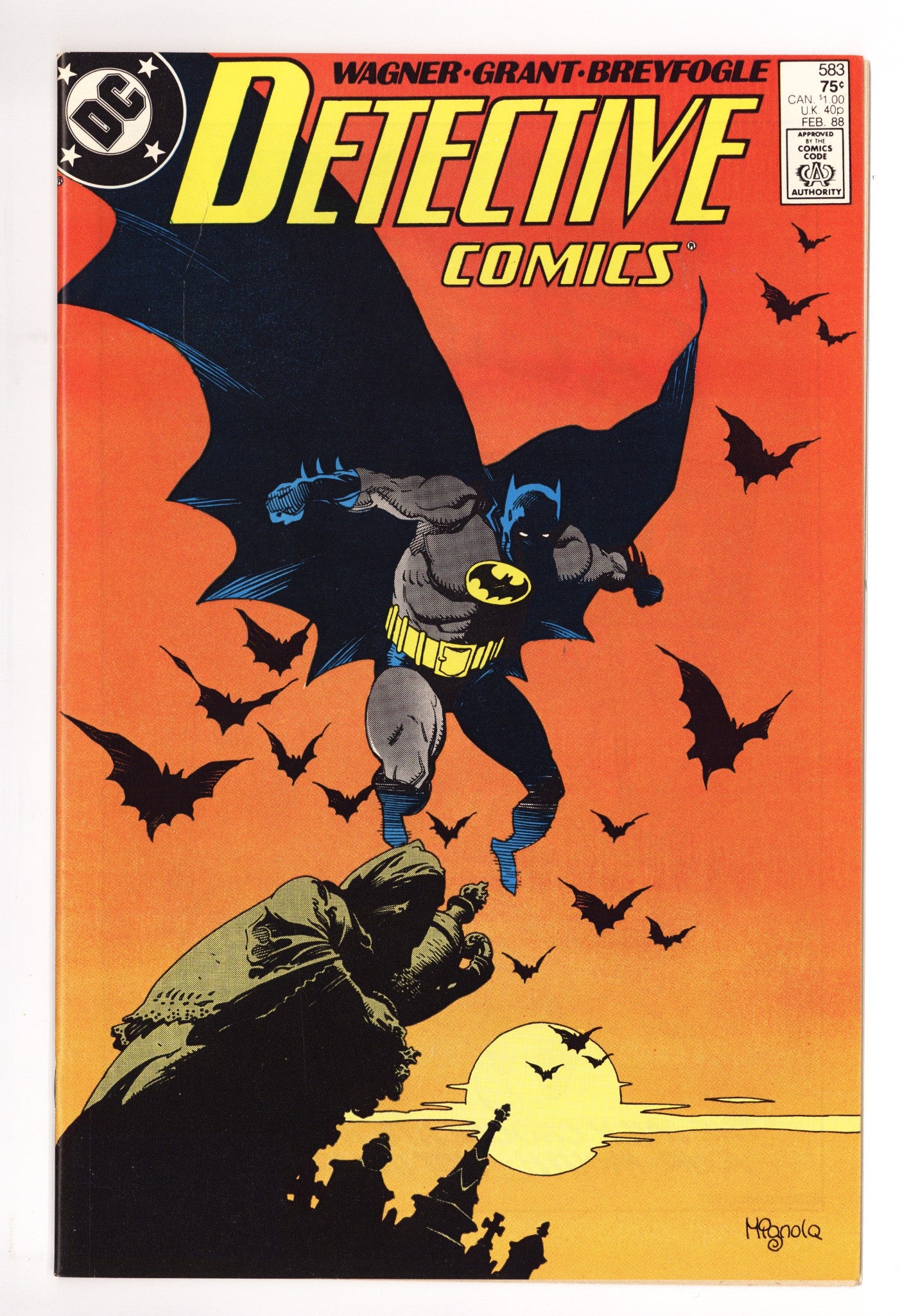 Detective Comics Vol 1 583 VF+ (8.5) (1988) 