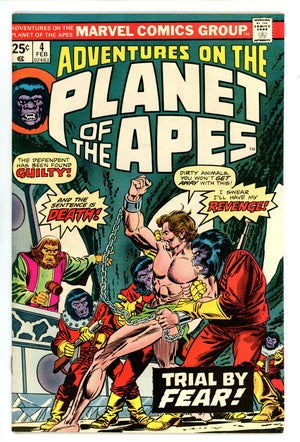 Adventures on the Planet of the Apes 4 FN/VF (7.0) (1976)