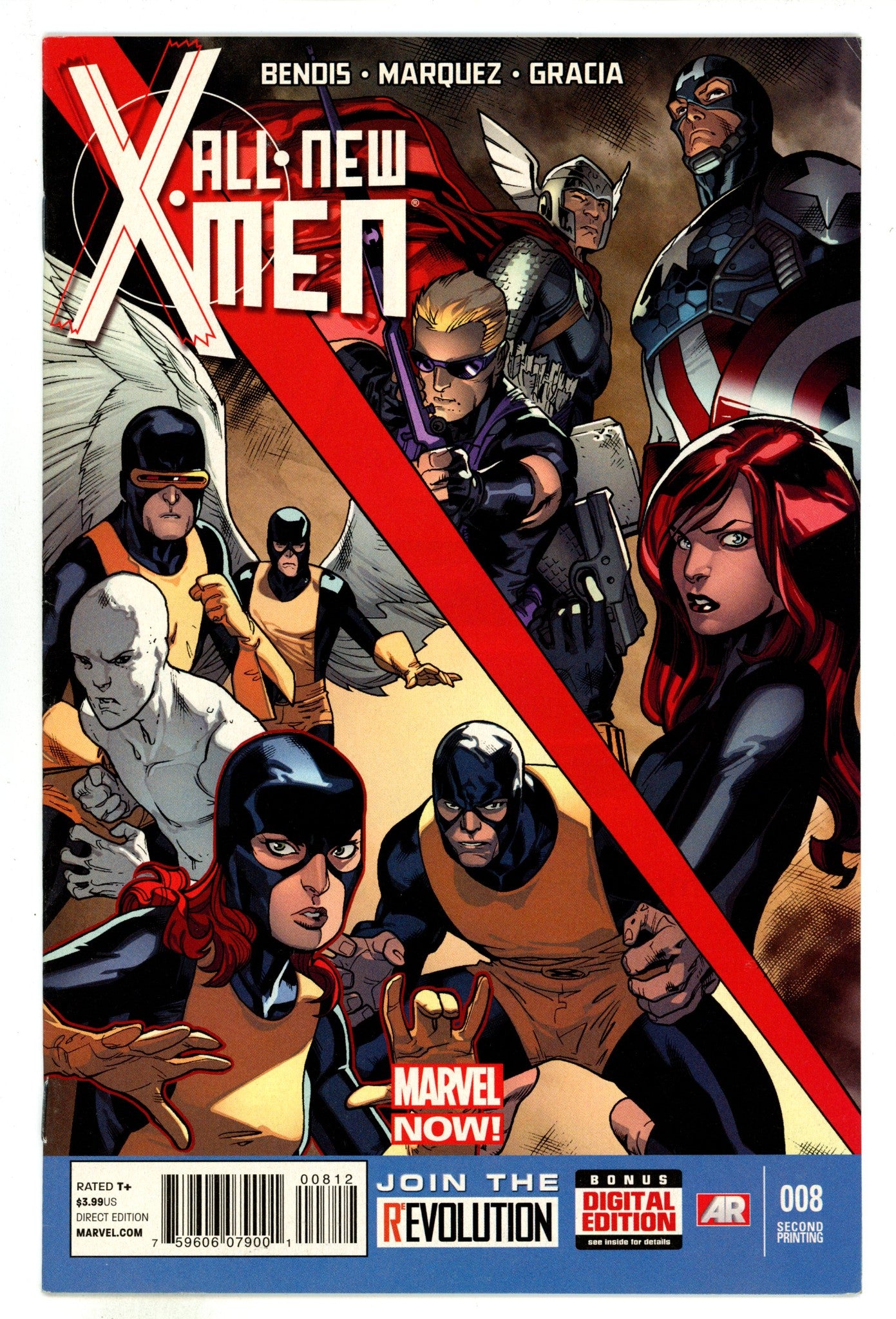 All-New X-Men Vol 1 8 Mid Grade (2013) 2nd Print 