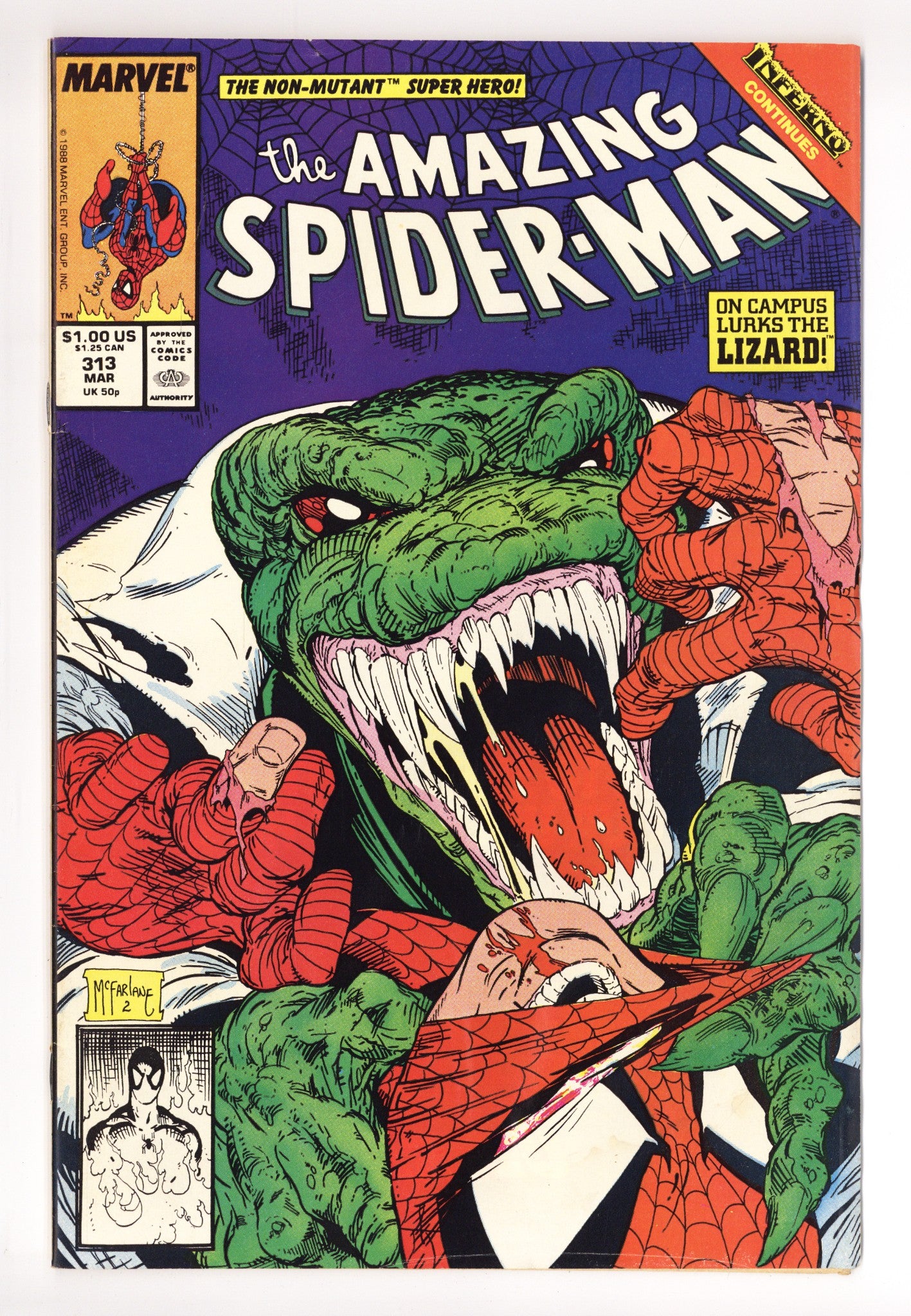 The Amazing Spider-Man Vol 1 313 GD/VG (3.0) (1989) 