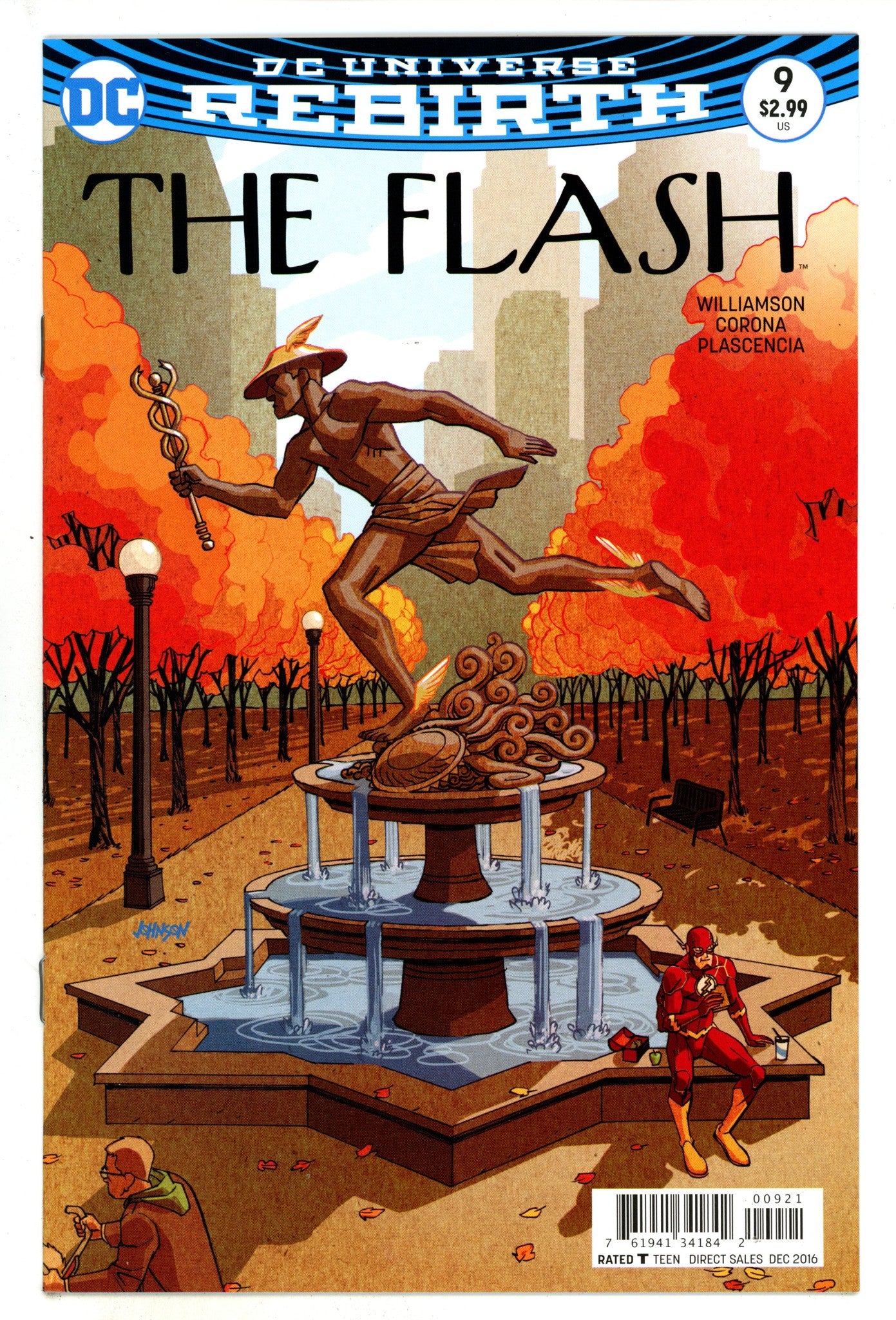 The Flash Vol 5 9 High Grade (2016) Johnson Variant 