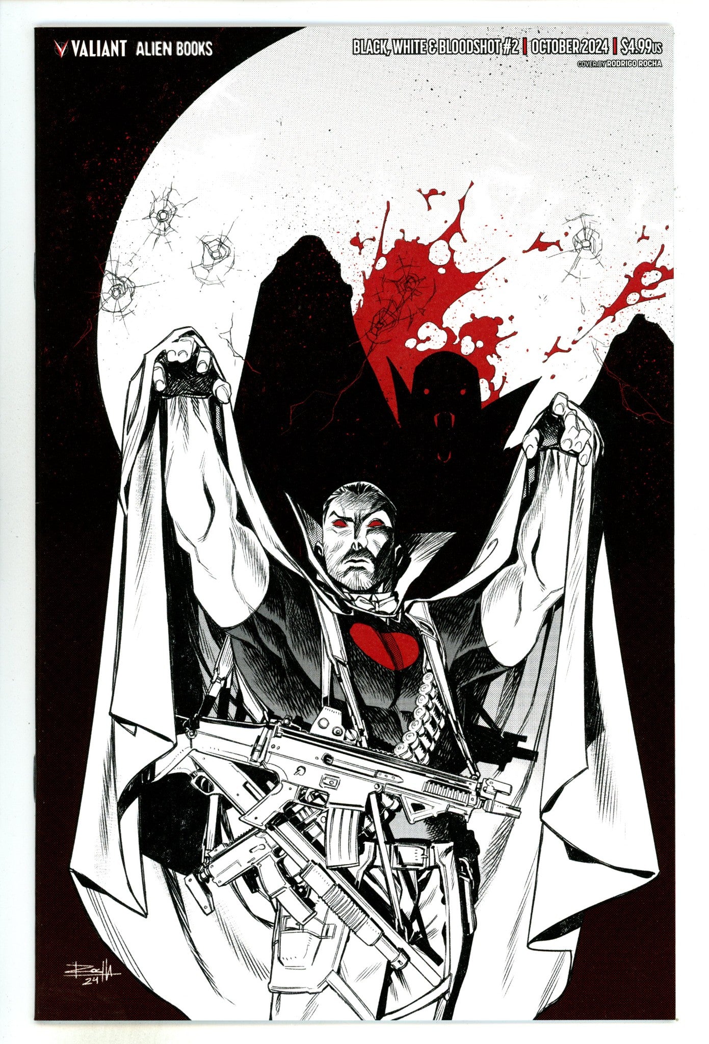 Black White & Bloodshot  2 Rocha  Virgin Variant  (2024)