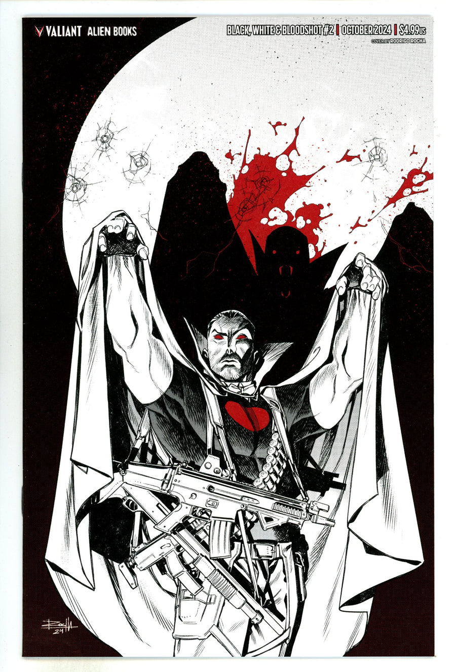 Black White & Bloodshot  2 Rocha  Virgin Variant  (2024)