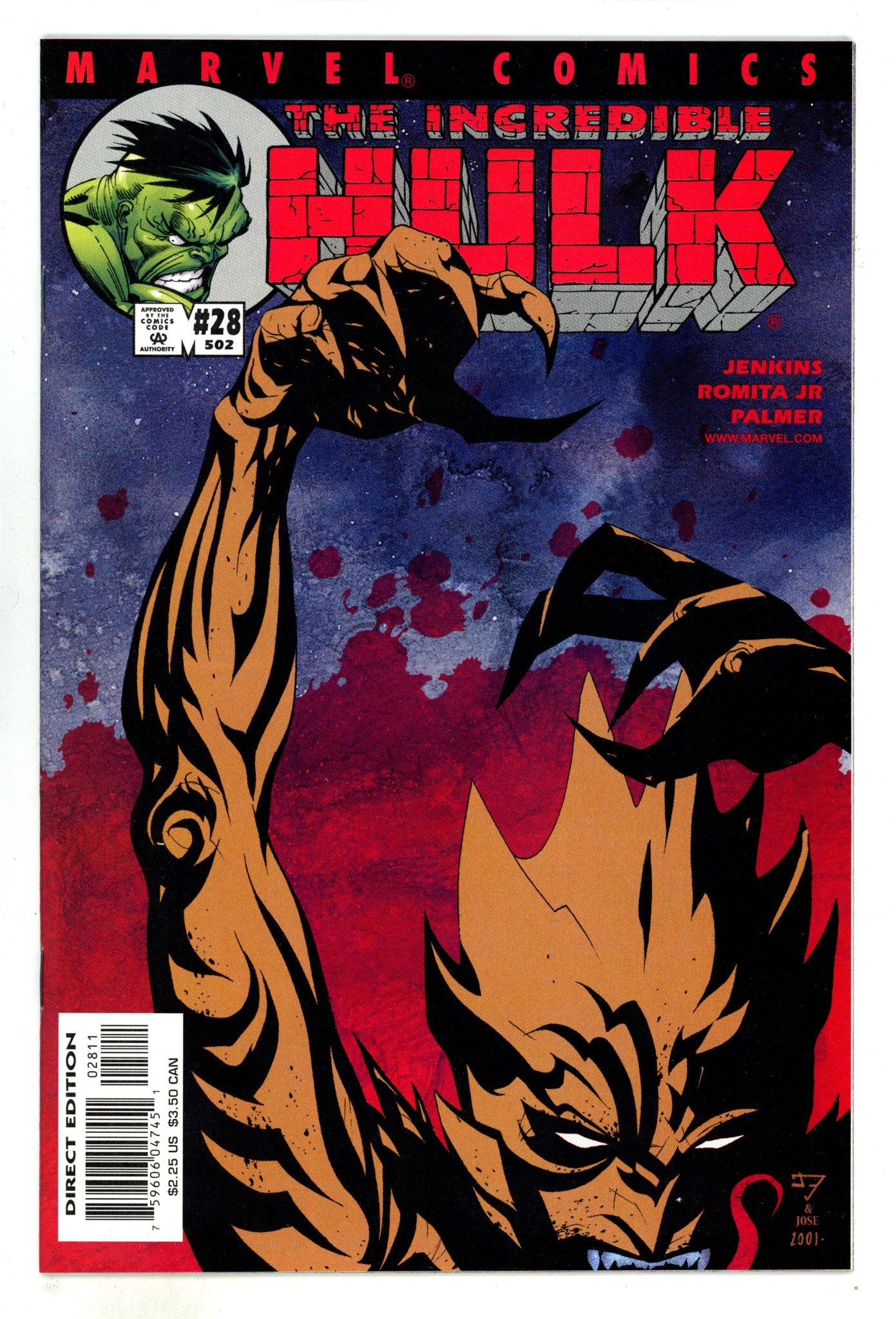 Incredible Hulk Vol 2 28 (502) High Grade (2001) 
