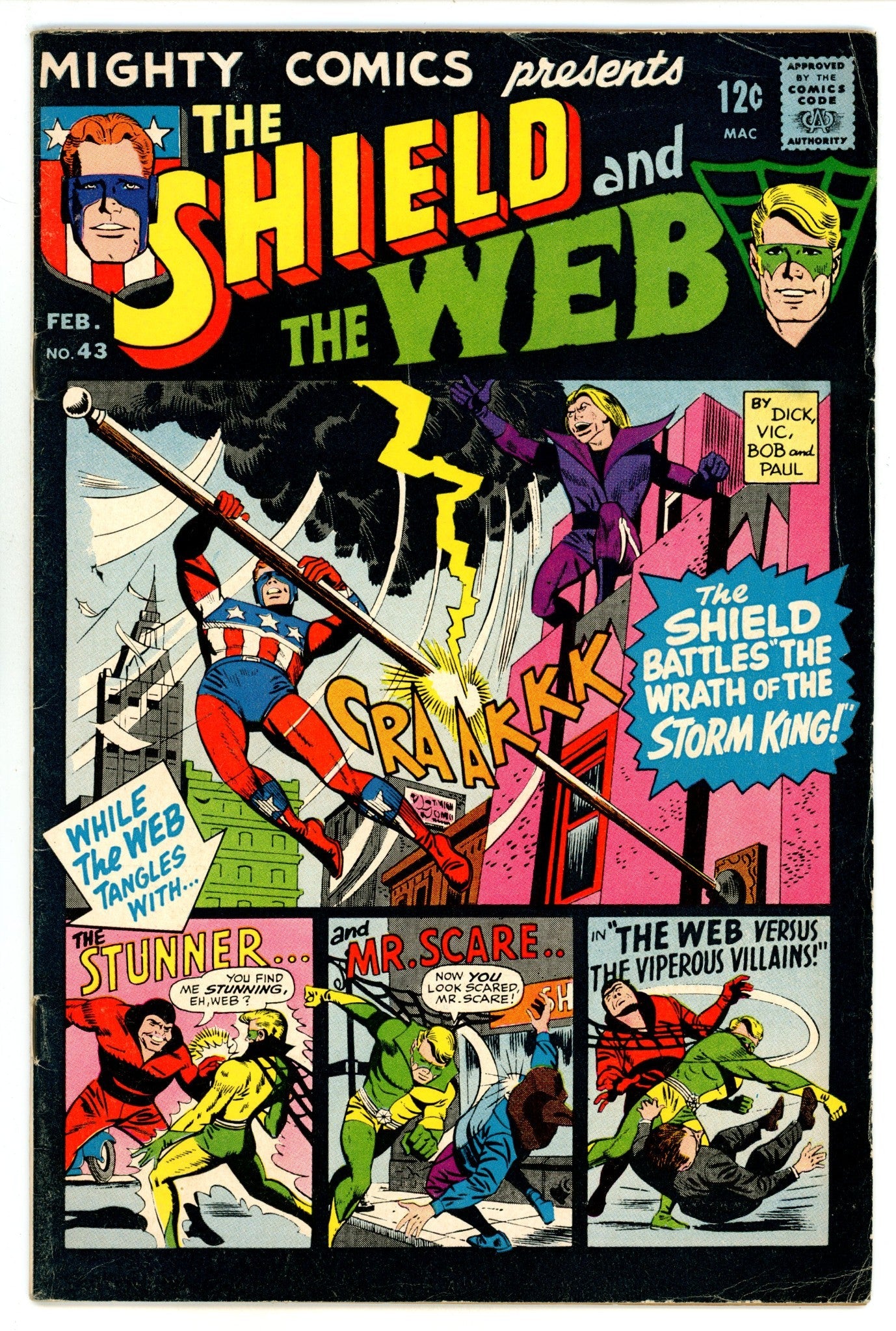 Mighty Comics 43 VG/FN (5.0) (1967)