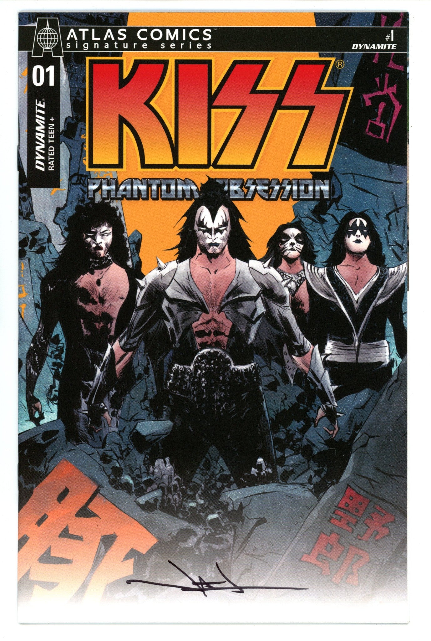 KISS: Phantom Obsession 1 NM (9.4) (2021) Lee Dynamic Forces Exclusive Variant Signed x1 Cover Jae Lee 