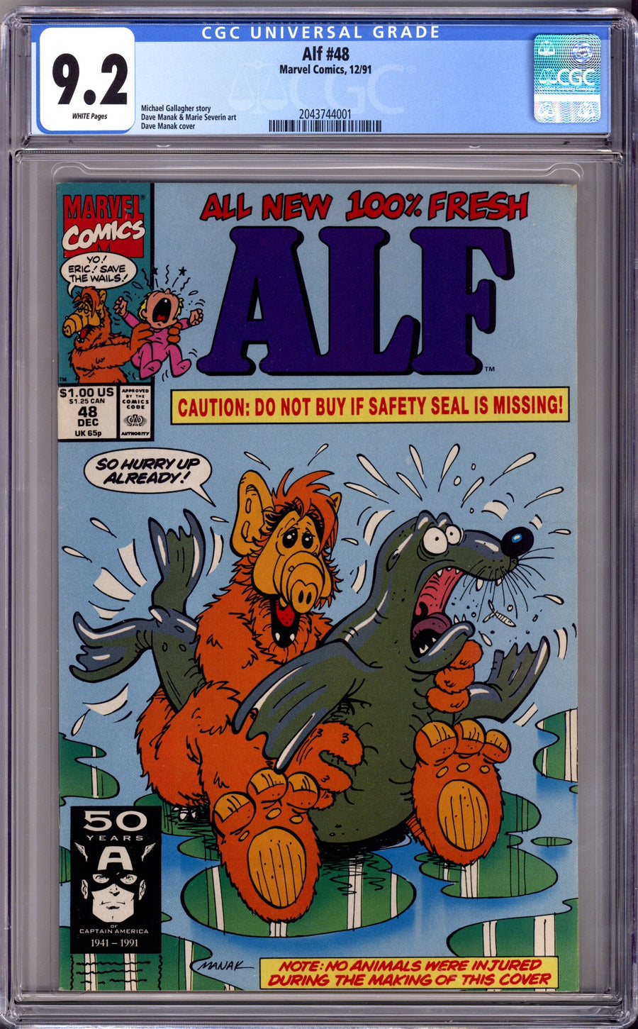 ALF 48 CGC 9.2 (NM-) (1991) 