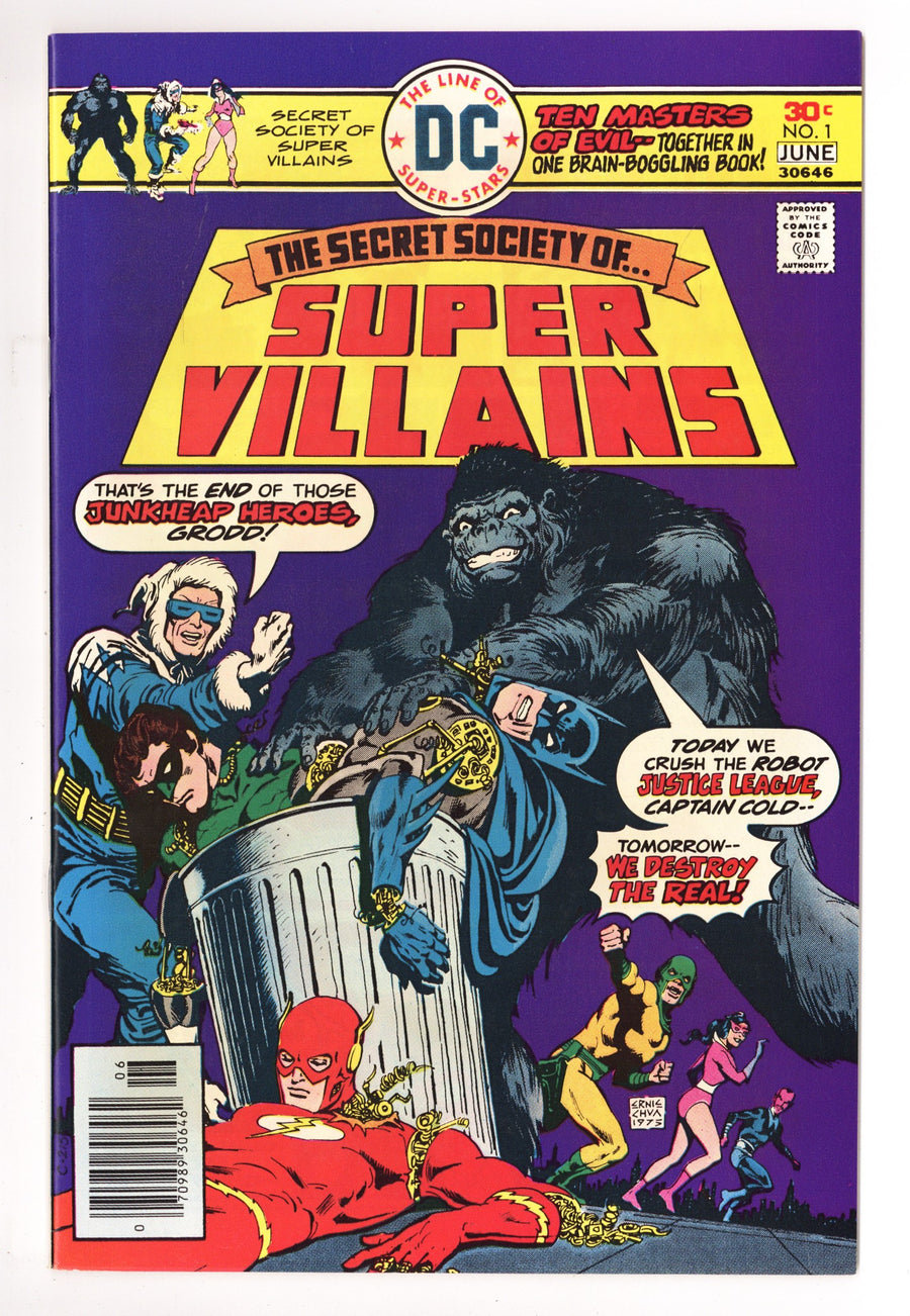 Secret Society of Super-Villains 1 VF/NM (9.0) (1976) 