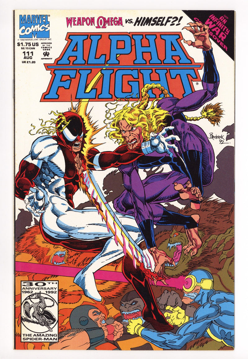 Alpha Flight Vol 1 111 Mid Grade (1992) 