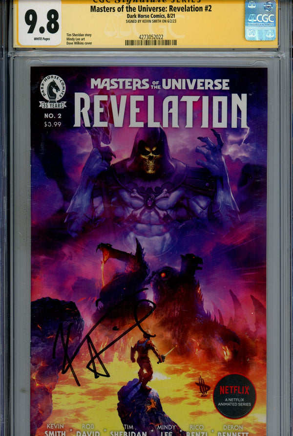 Masters of the Universe: Revelation 2 CGC 9.8 Signed Kevin Smith (2021)