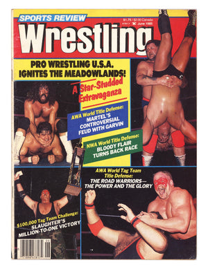 Sports Review Wrestling June Very Low Grade (1985)