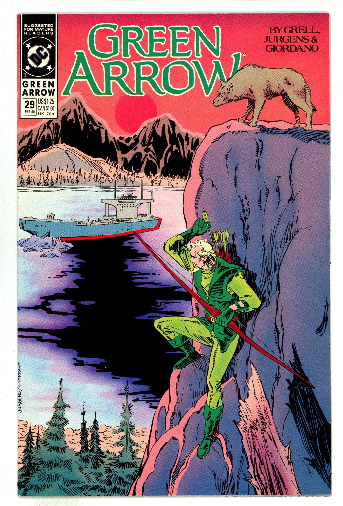 Green Arrow Vol 2 29 High Grade (1990) 