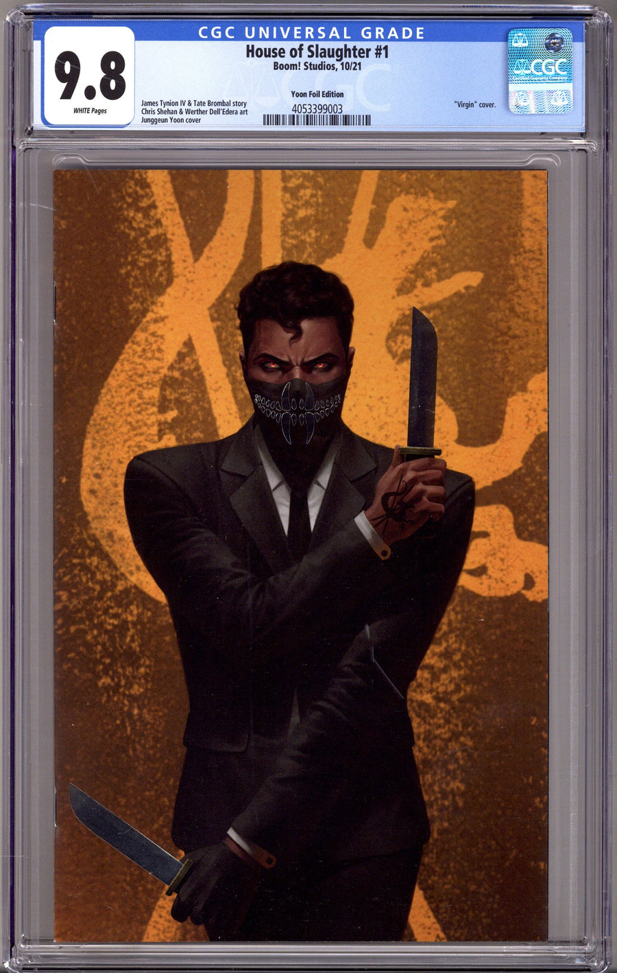 House of Slaughter 1 CGC 9.8 (NM/M) (2021) Yoon Foil Virgin Exclusive Variant 