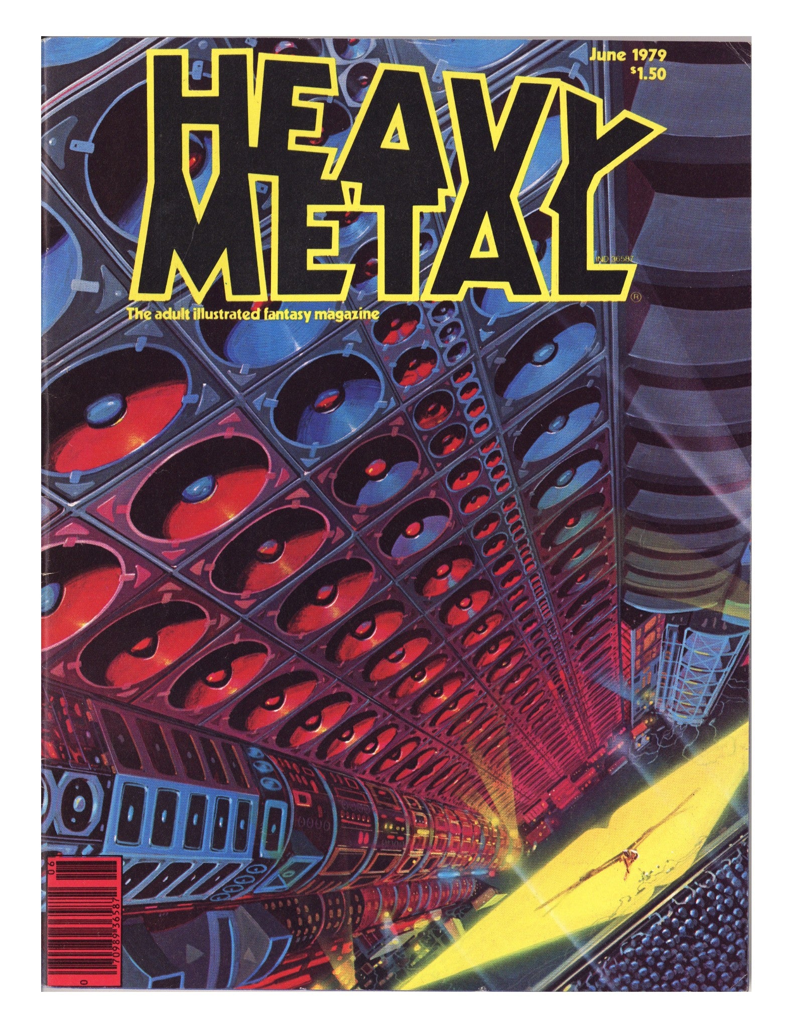 Heavy Metal Magazine Vol 3 2 Mid Grade (1979) Newsstand 