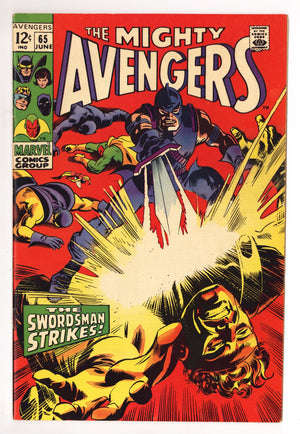 The Avengers Vol 1 65 VF- (7.5) (1969)