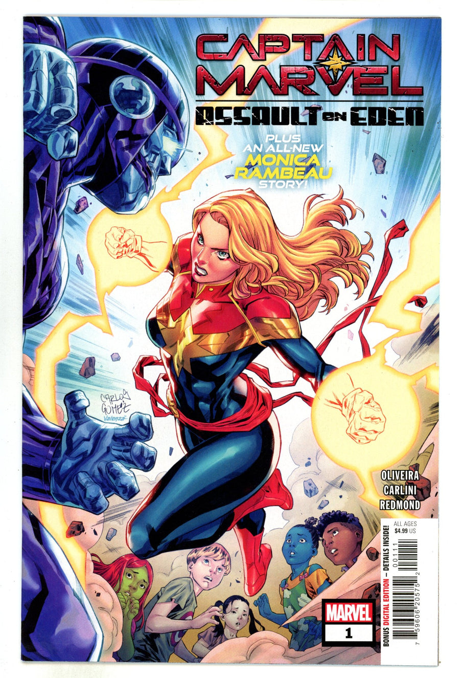 Captain Marvel: Assault on Eden 1 High Grade (2023) 