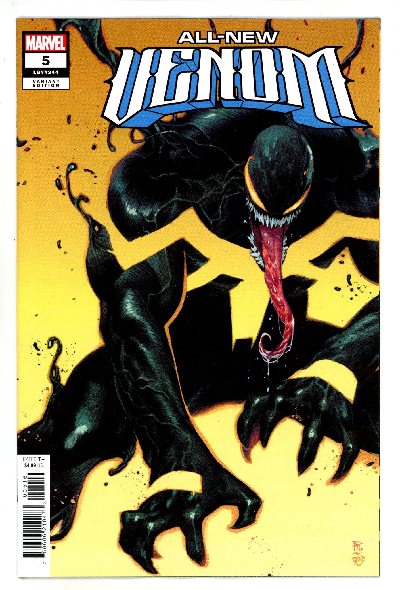 All-New Venom 5 Ruan Incentive Variant NM- (2025)