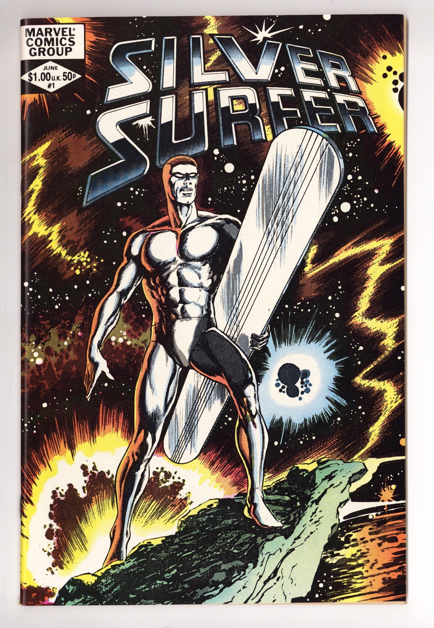 Silver Surfer Vol 2 1 NM- (9.2) (1982) 