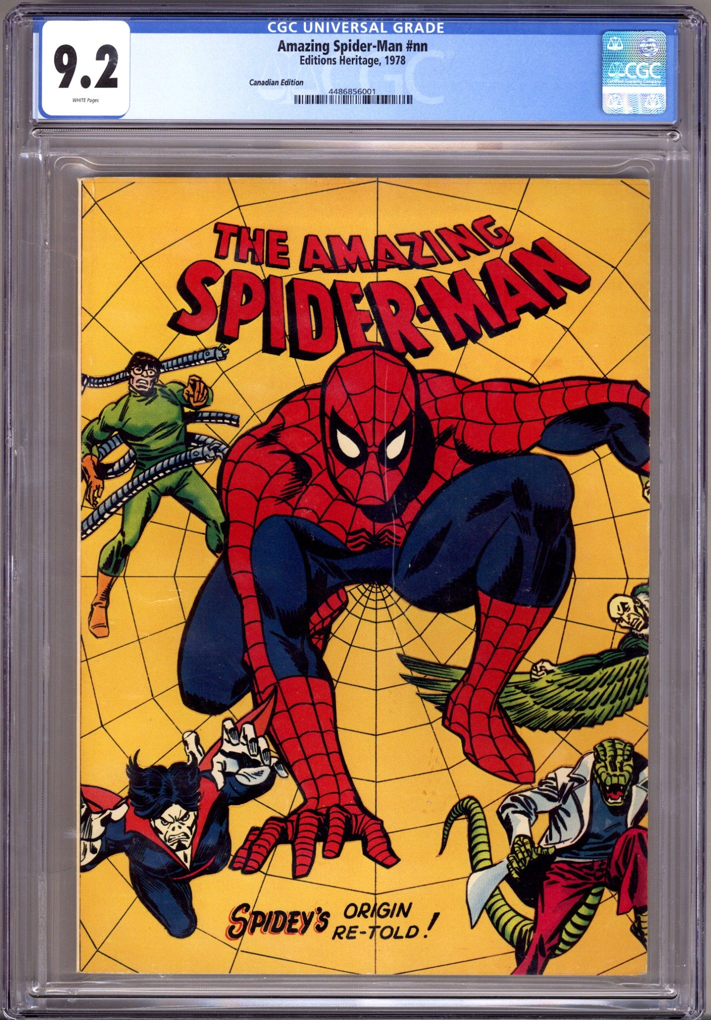 Amazing Spider-Man [nn] CGC 9.2 (NM-) (1978) Canadian Edition 