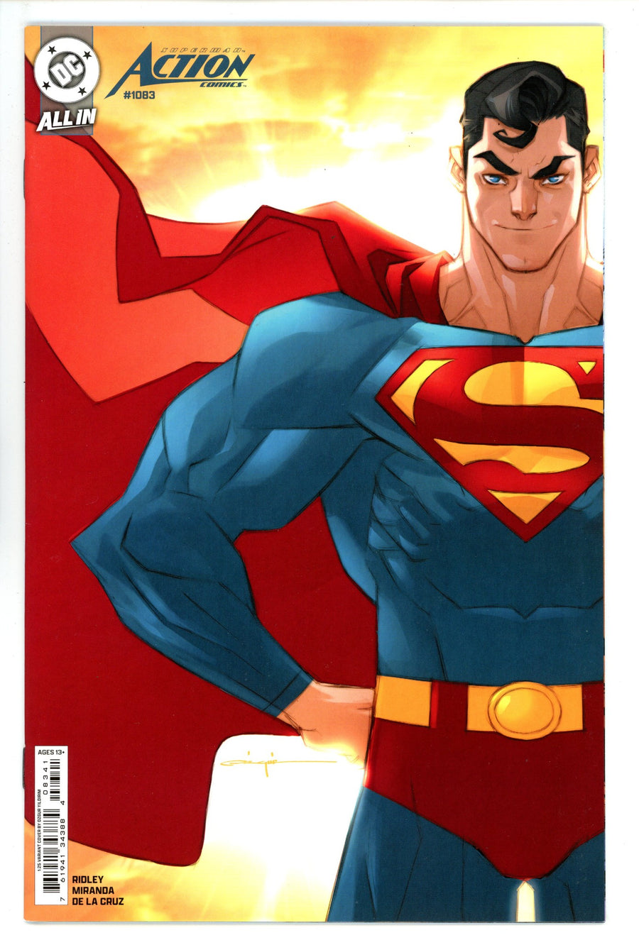 Action Comics Vol 3 1083 Yildirim Incentive Variant NM- (2025)