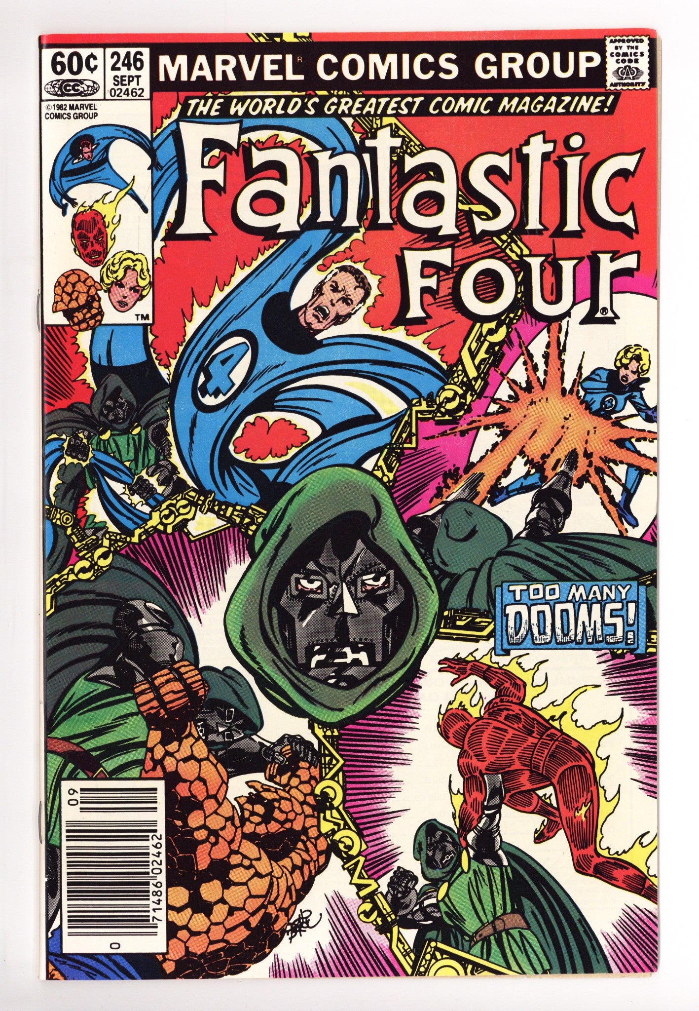 Fantastic Four Vol 1 246 High Grade (1982) Newsstand 