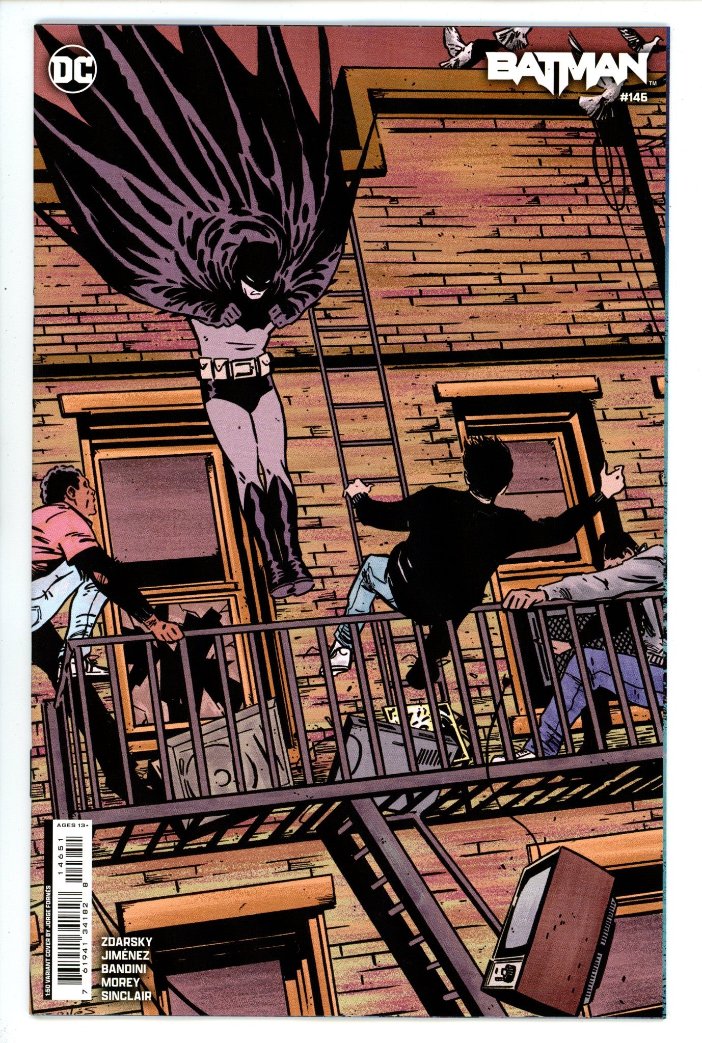 Batman Vol 3 146 FornÃ©s Incentive Variant NM- (2024)