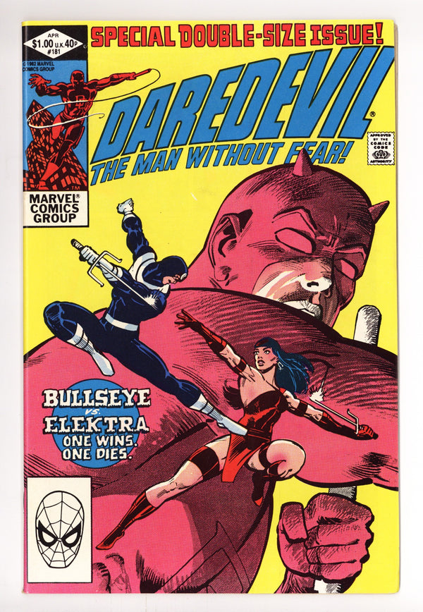 Daredevil Vol 1 181 VF/NM (9.0) (1982)