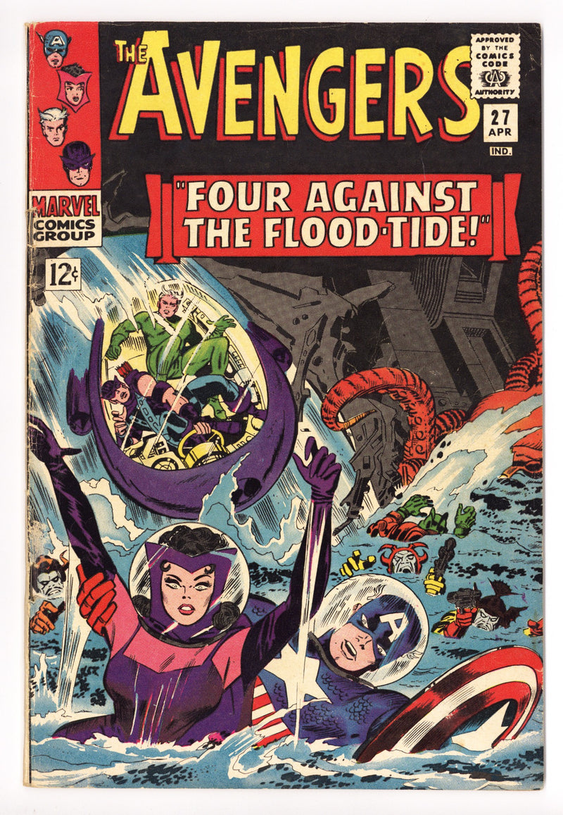 The Avengers Vol 1 27 VG- (3.5) (1966) 