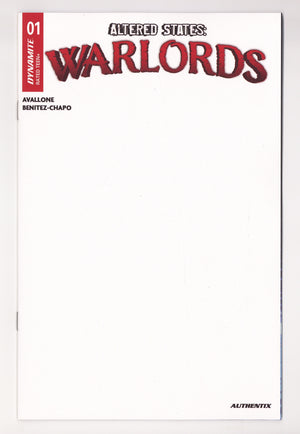 Altered States Warlords 1 Blank Variant (2026)