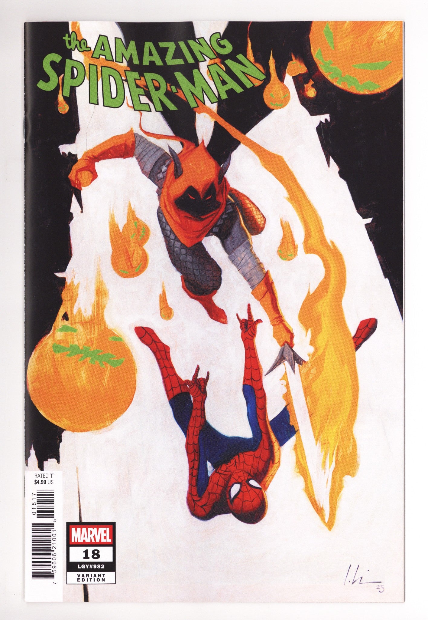 Amazing Spider-Man Vol 7 18 Wilson Incentive NM- (2025)