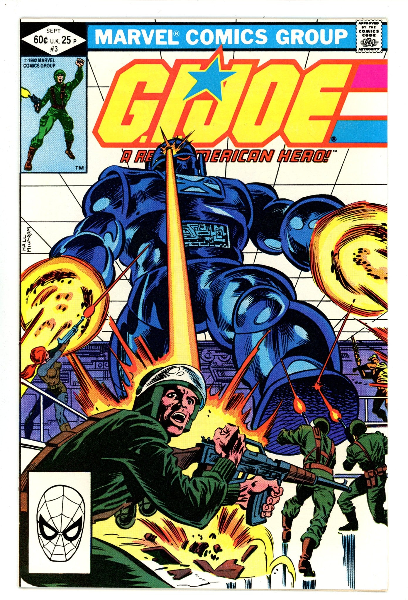 G.I. Joe, A Real American Hero 3 VF+ (8.5) (1982) 