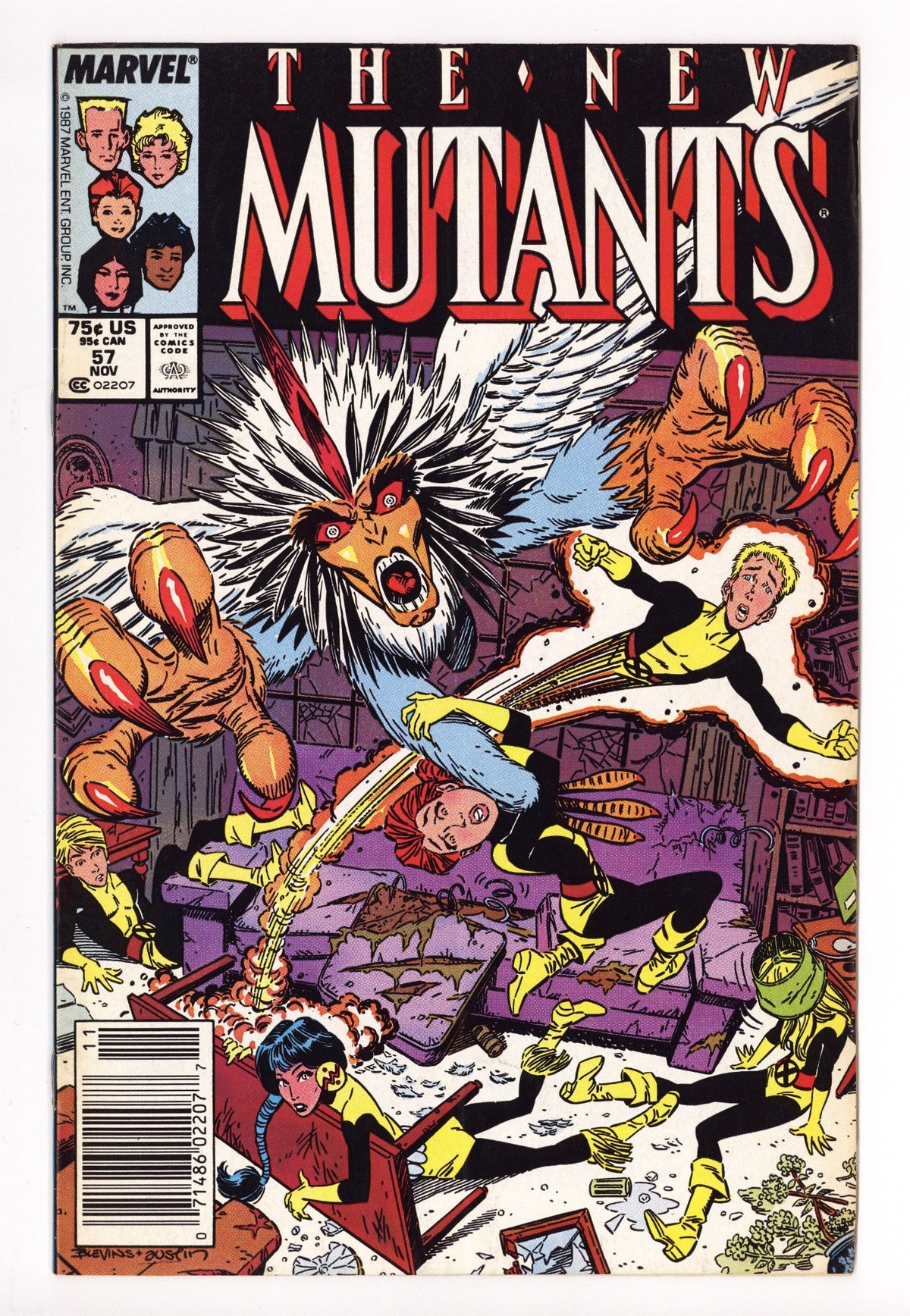 The New Mutants Vol 1 57  Mid Grade   (1987)   Newsstand