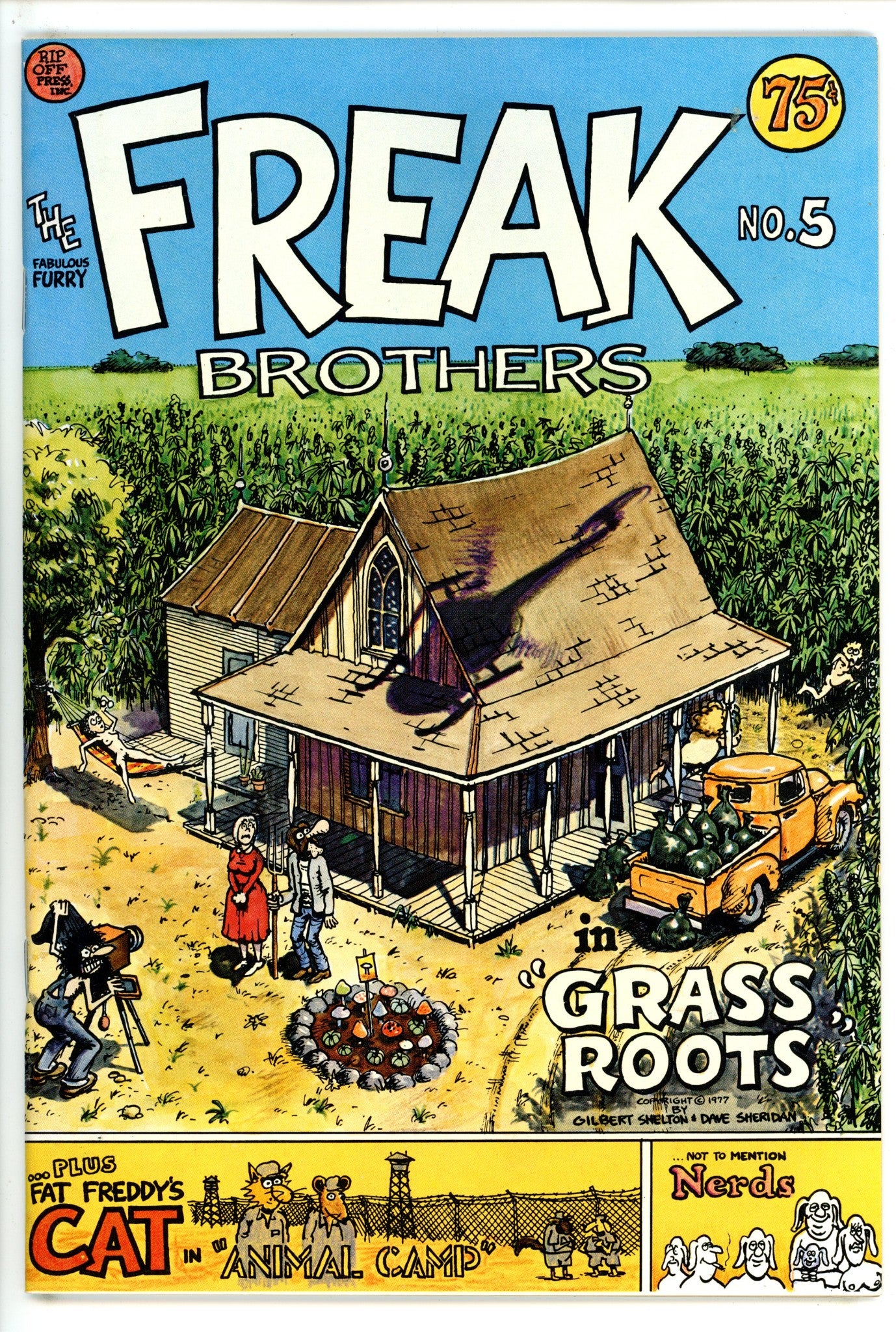 The Fabulous Furry Freak Brothers 5 VF- (1977)